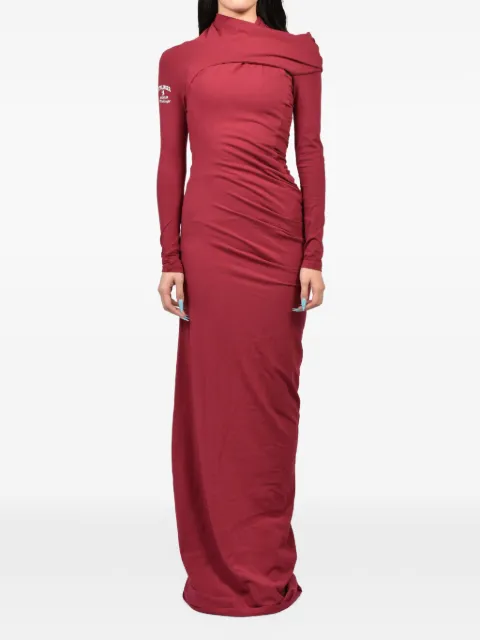 Ottolinger asymmetric twisted-neck maxi dress