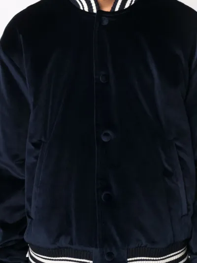 striped bomber jacket