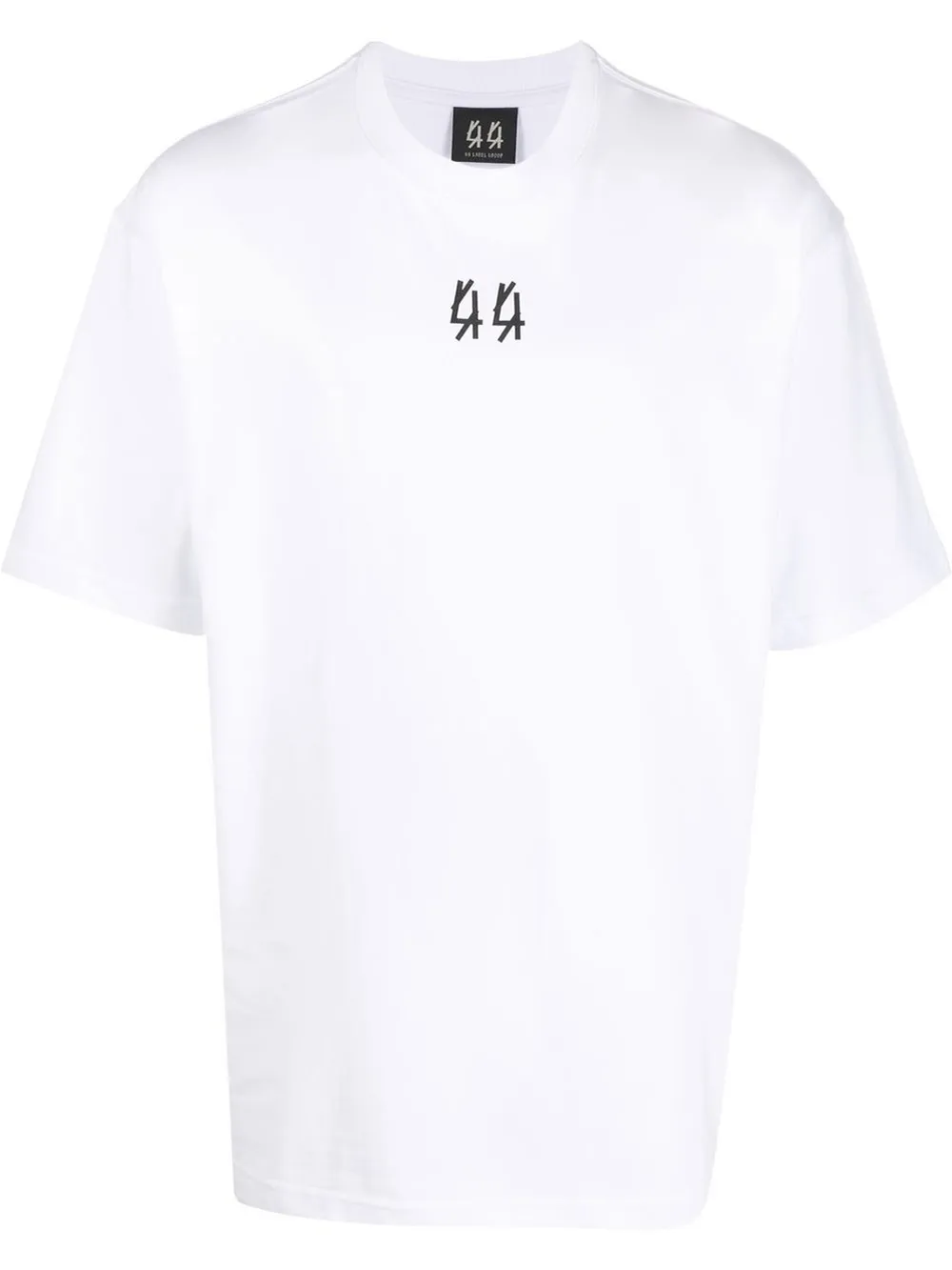 logo-print cotton T-shirt | 44 LABEL 