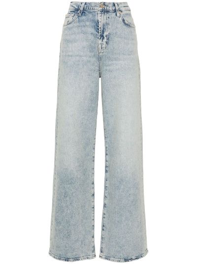 7 for all mankind wide leg fashion jeans