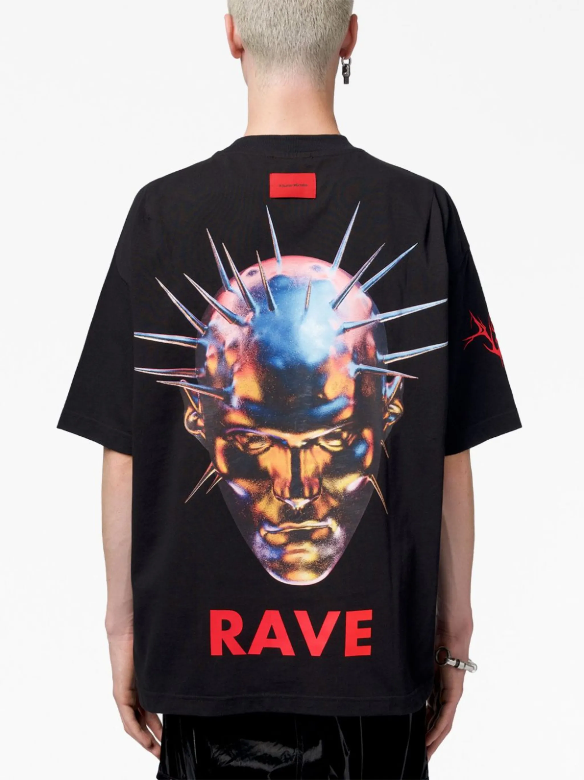 A BETTER MISTAKE Rave-print organic cotton T-shirt | Eraldo.com FR