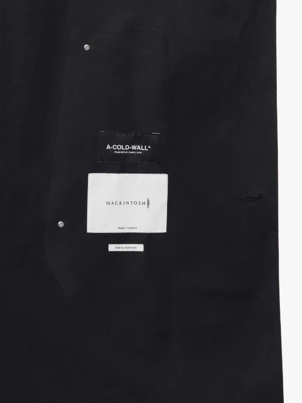 A-COLD-WALL* Black Bonded Cotton Coat