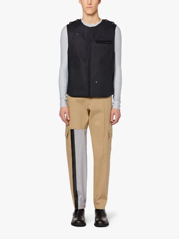 A-COLD-WALL* Black RAINTEC Cotton Gilet | Mackintosh