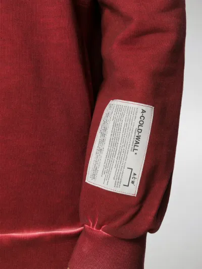 a cold wall red hoodie