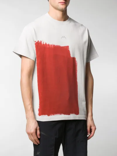 a cold wall block painted tee