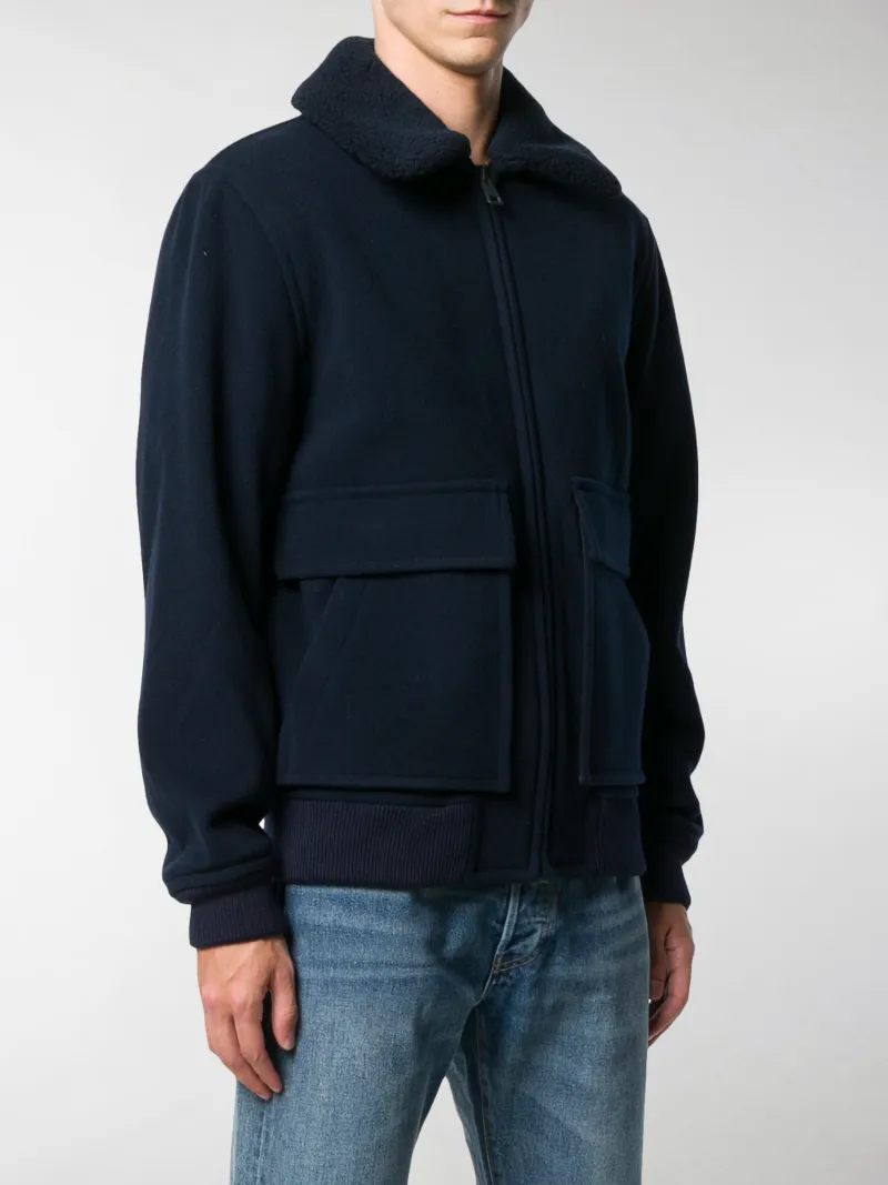 apc bronze jacket navy