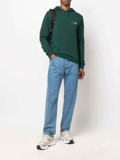 lazy oaf forest green zip up fleece
