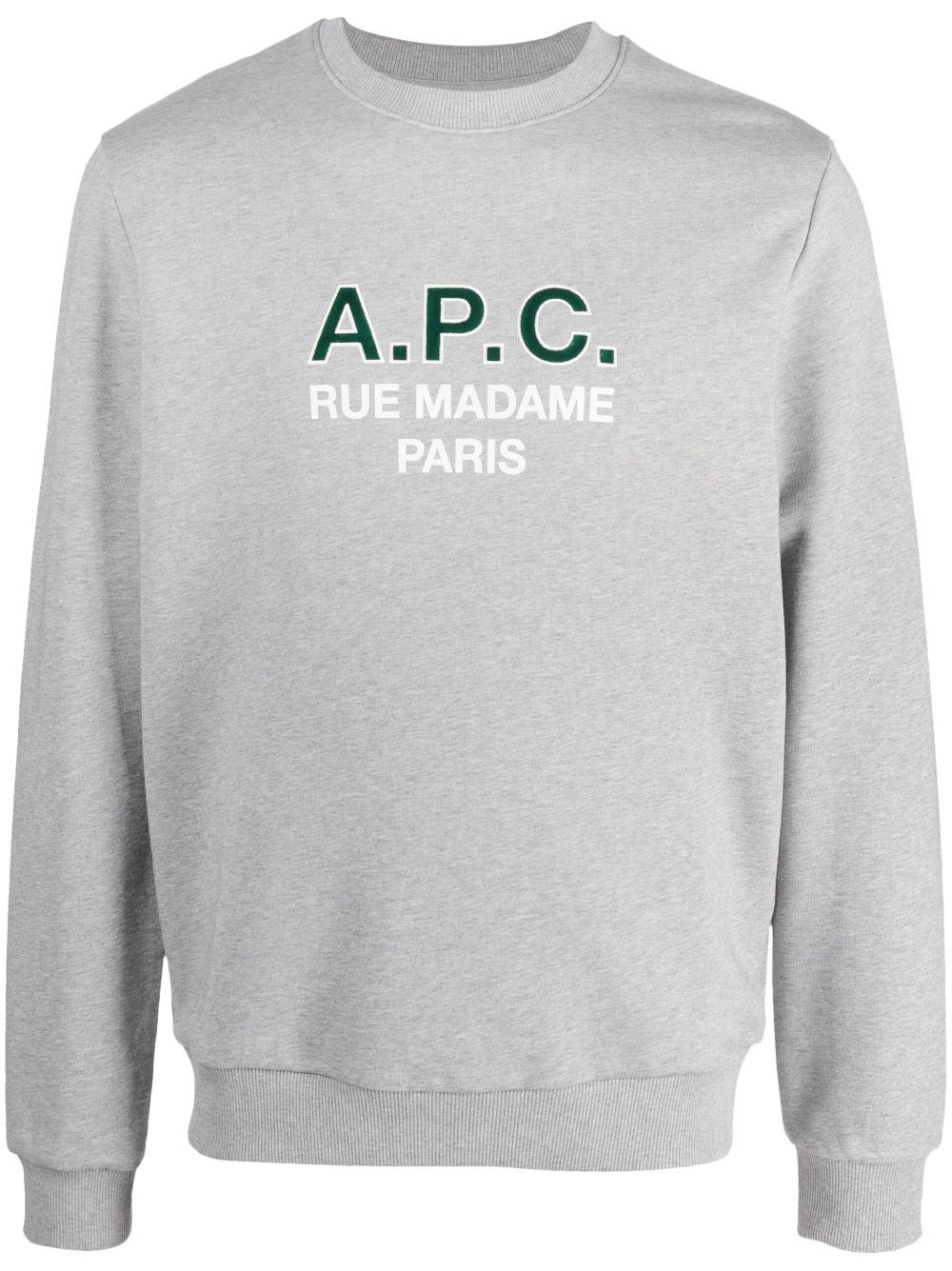 Madame logo print cotton sweatshirt A.P.C. Eraldo