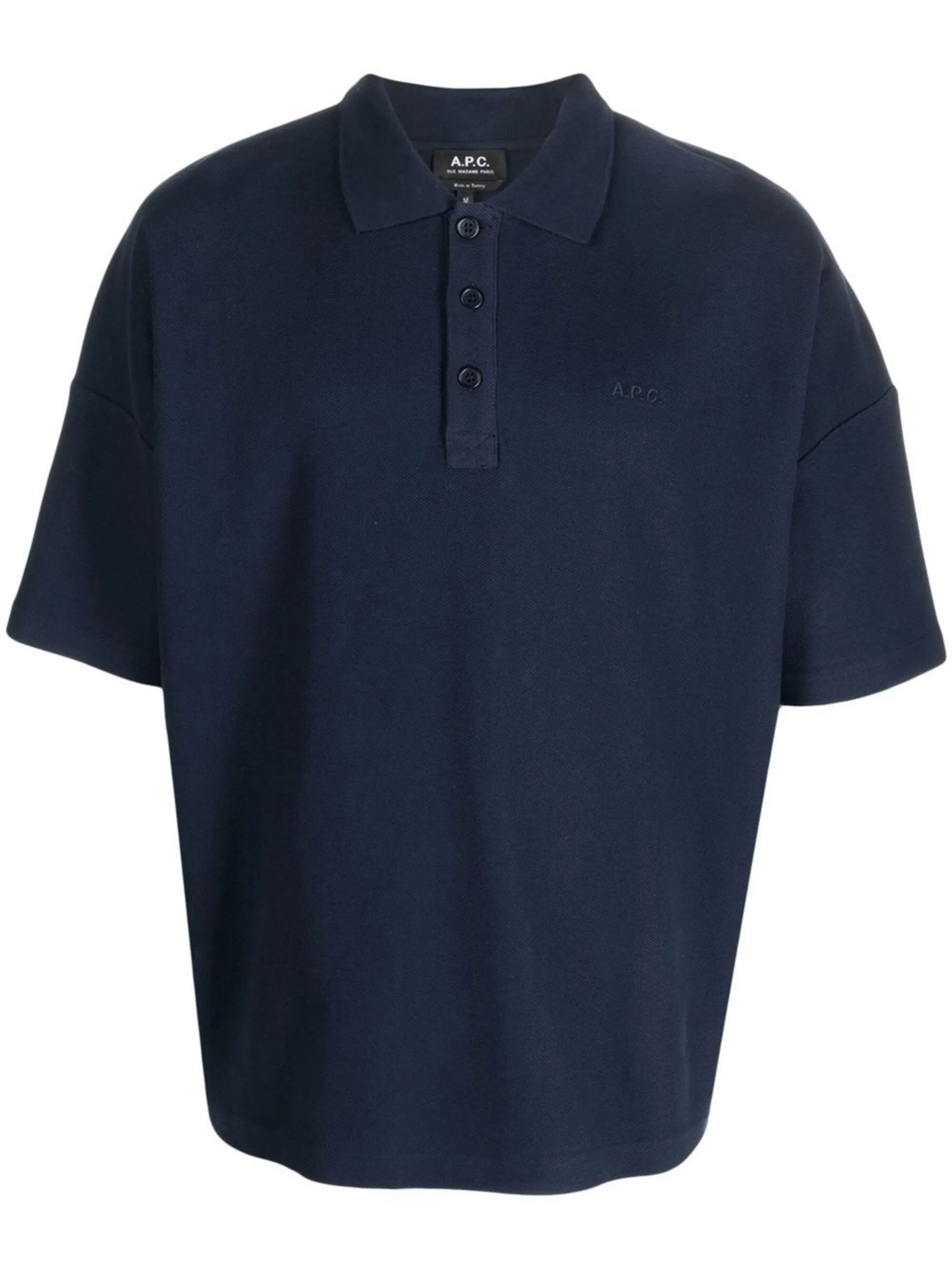 A.P.C. oversized piqué polo shirt | Eraldo.com FR