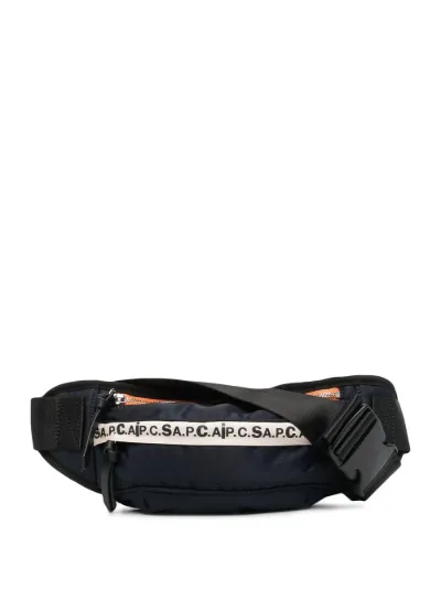 A.P.C. x SACAI logo print zipped belt bag Eraldo FR