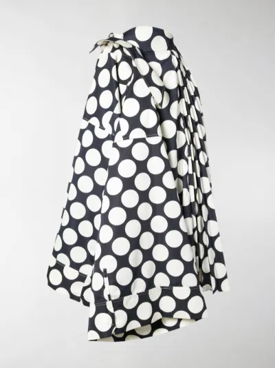 A.W.A.K.E. - polka-dot flared skirt