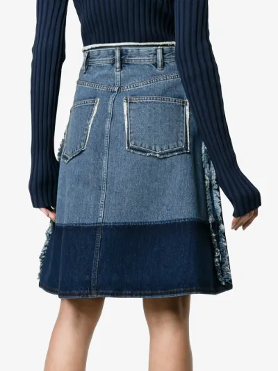 acne studios denim skirt