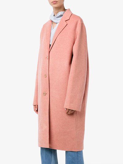 acne studios white coat