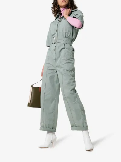cotton utility jumpsuit