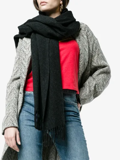 acne studios oversized scarf