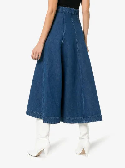 acne denim skirt