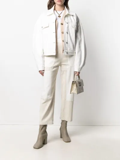 acne studios cropped denim jacket