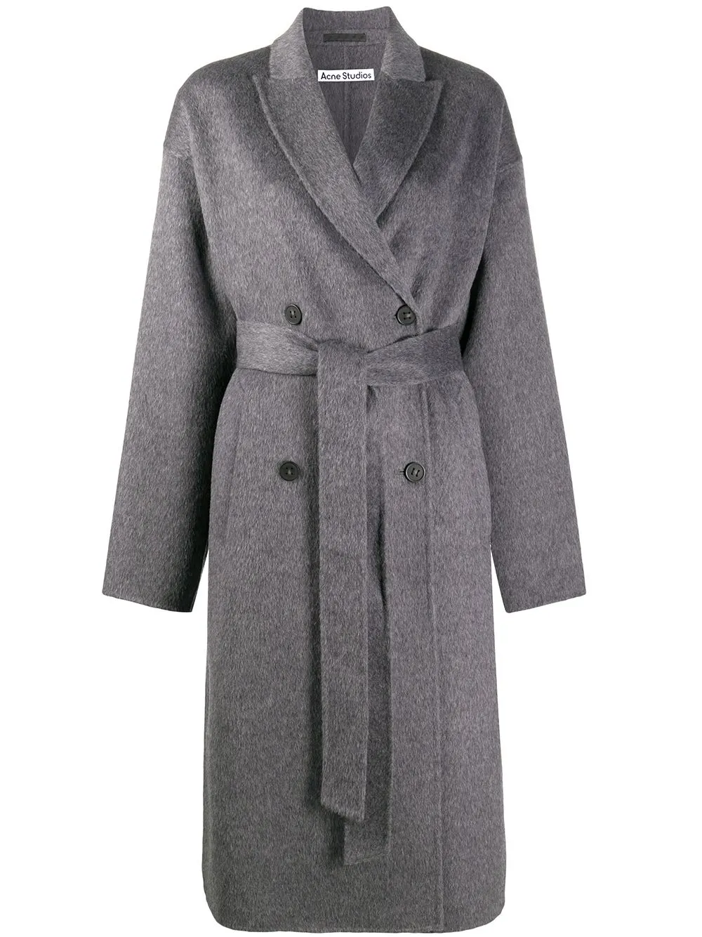 Name.】WOOL DOUBLE CLOTH BELTED COAT/ウールダブルクロス 