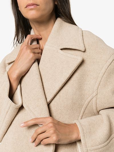 acne studios wool blend coat