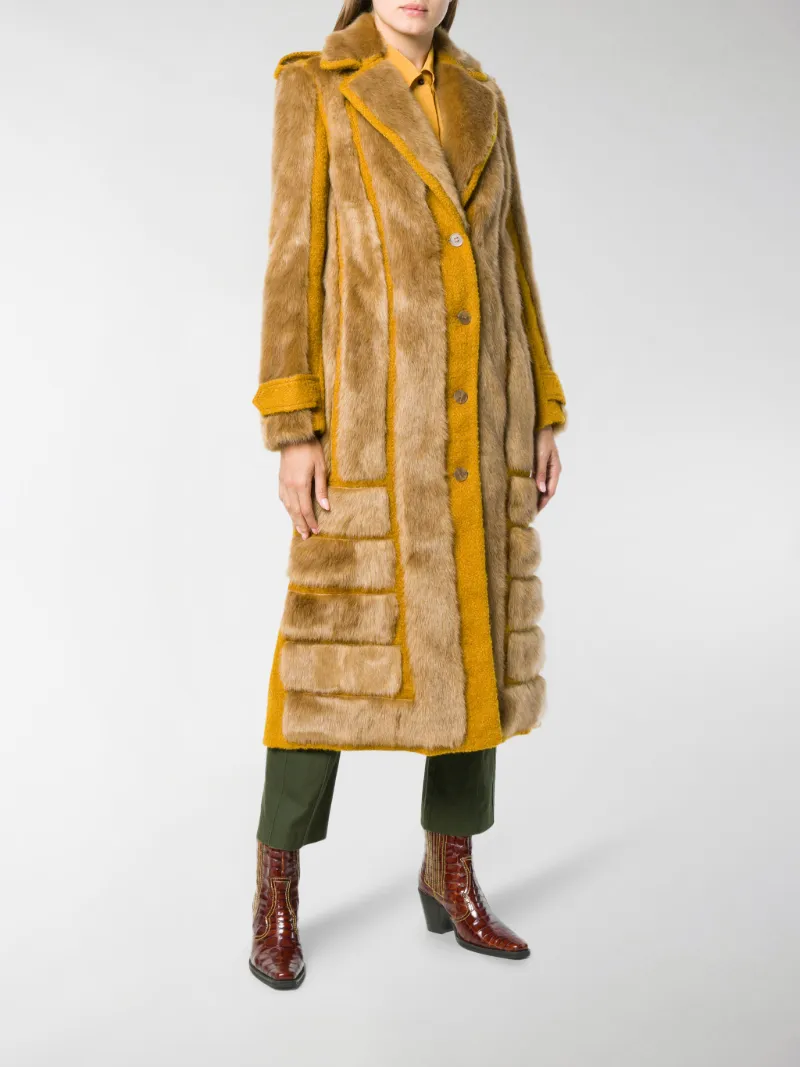 acne studios fur coat