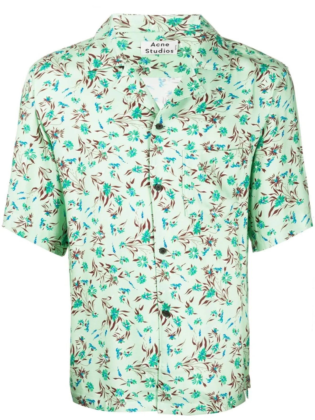 Acne Studios floral print short sleeve 