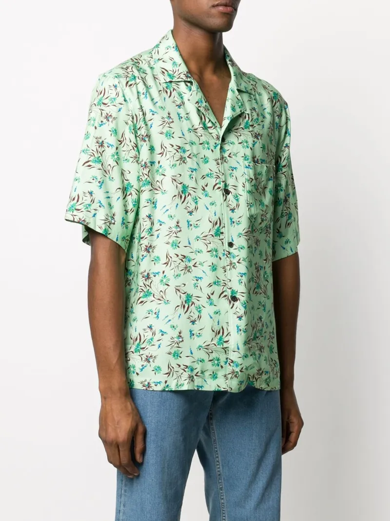 Acne Studios floral print short sleeve 