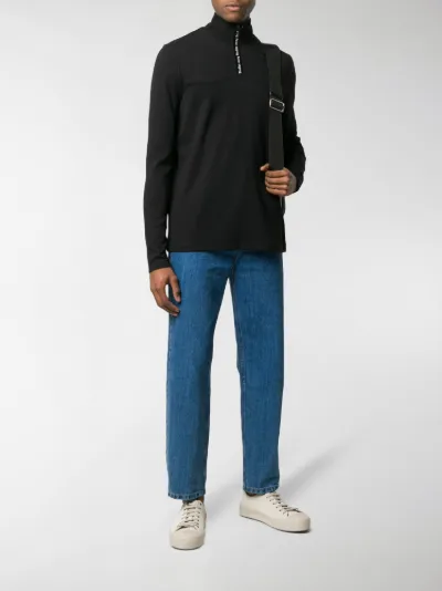acne studios half zip