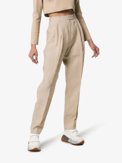 acne tapered trousers