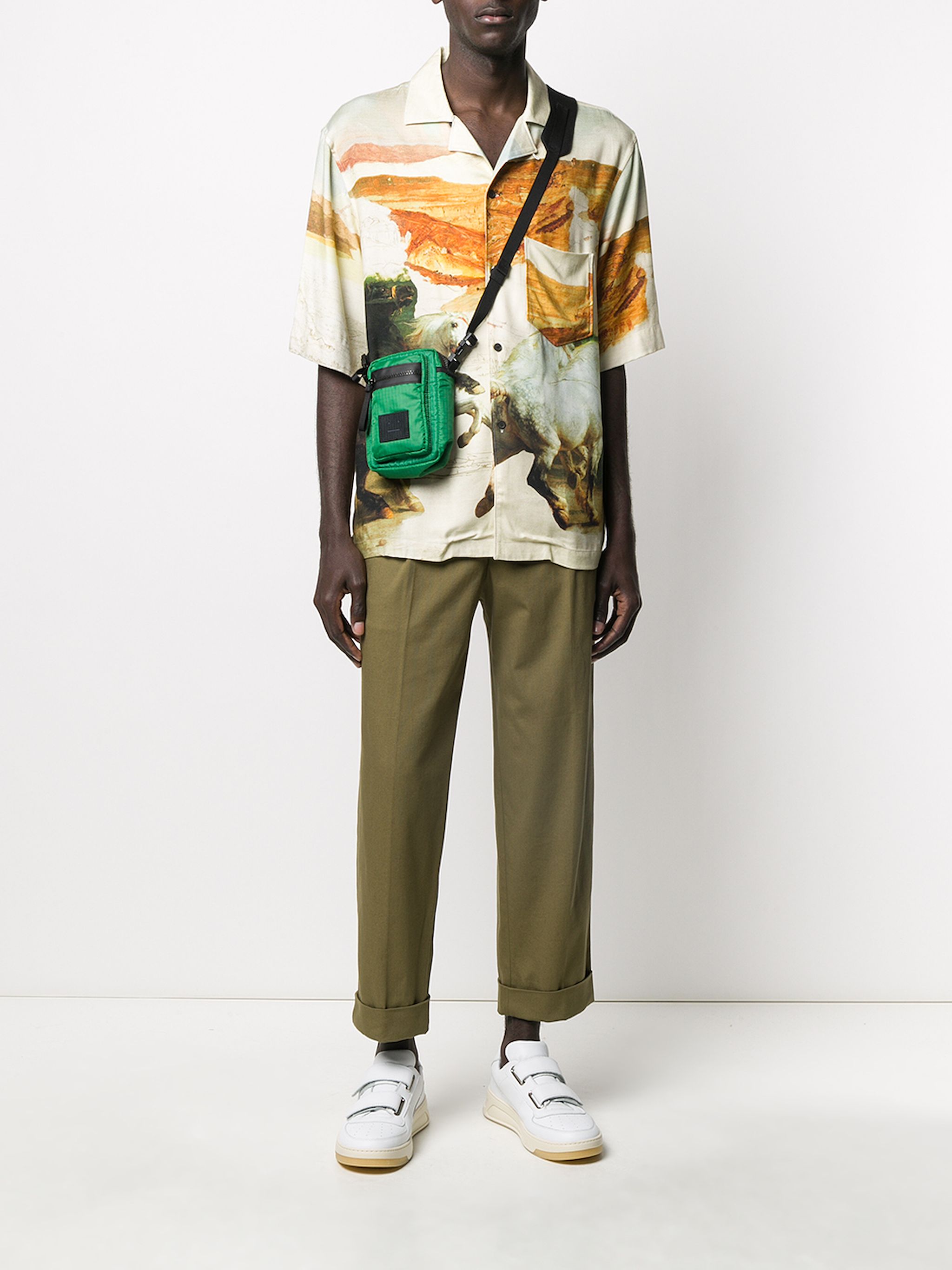 Acne Studios horse print boxy shirt | Eraldo.com US