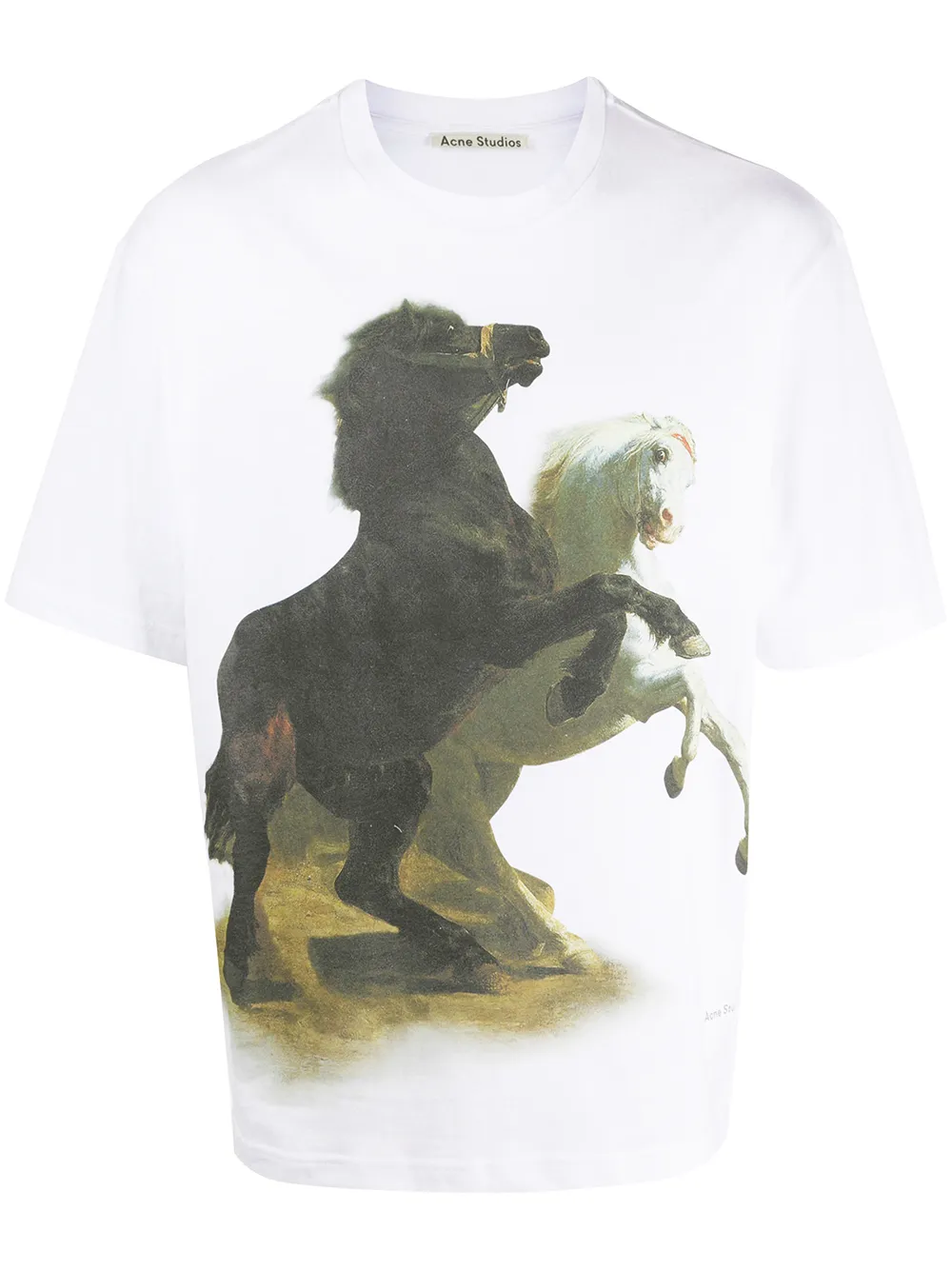 Acne Studios horses-print boxy T-shirt | Eraldo.com US