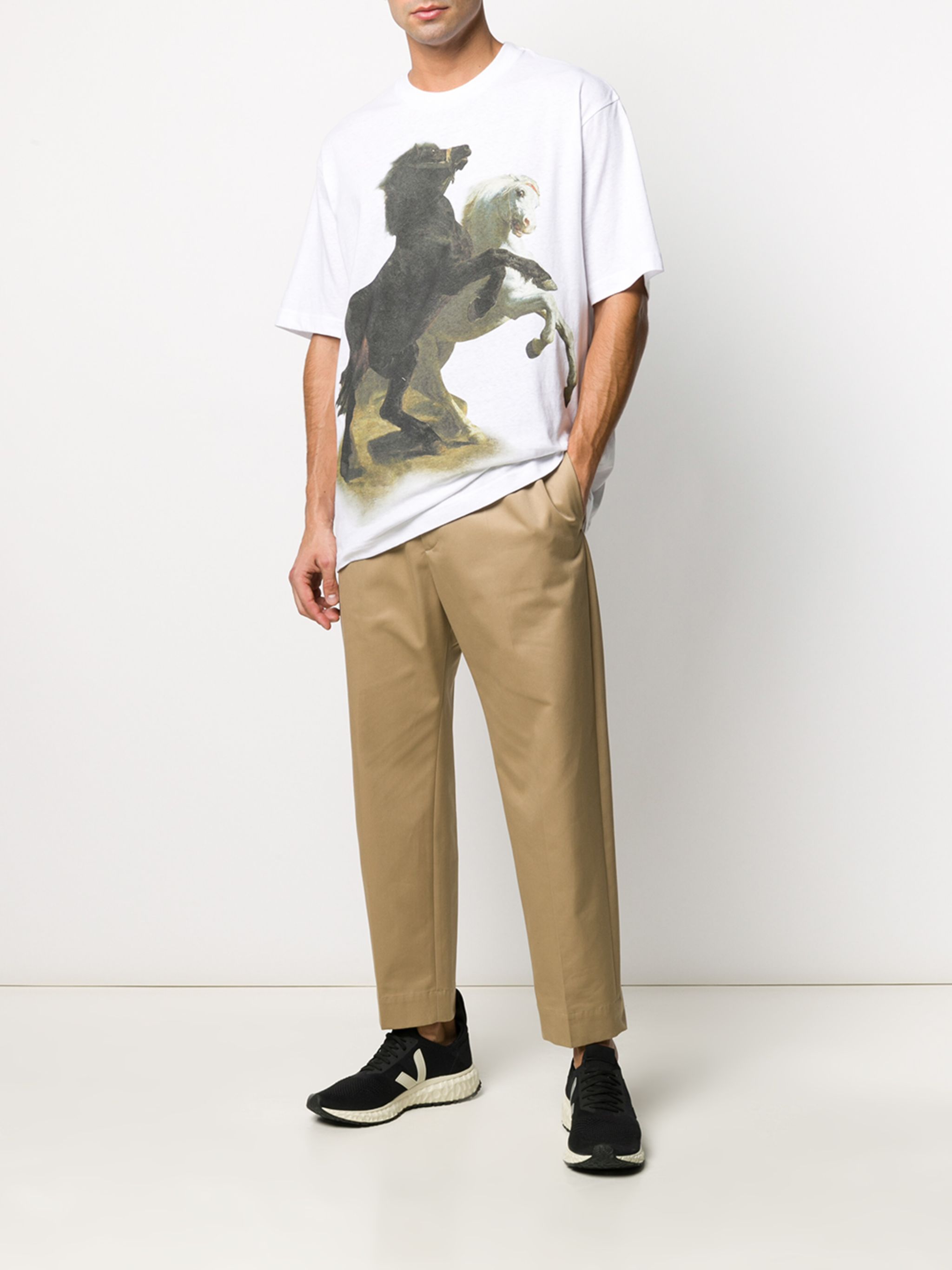 Acne Studios horses-print boxy T-shirt | Eraldo.com US