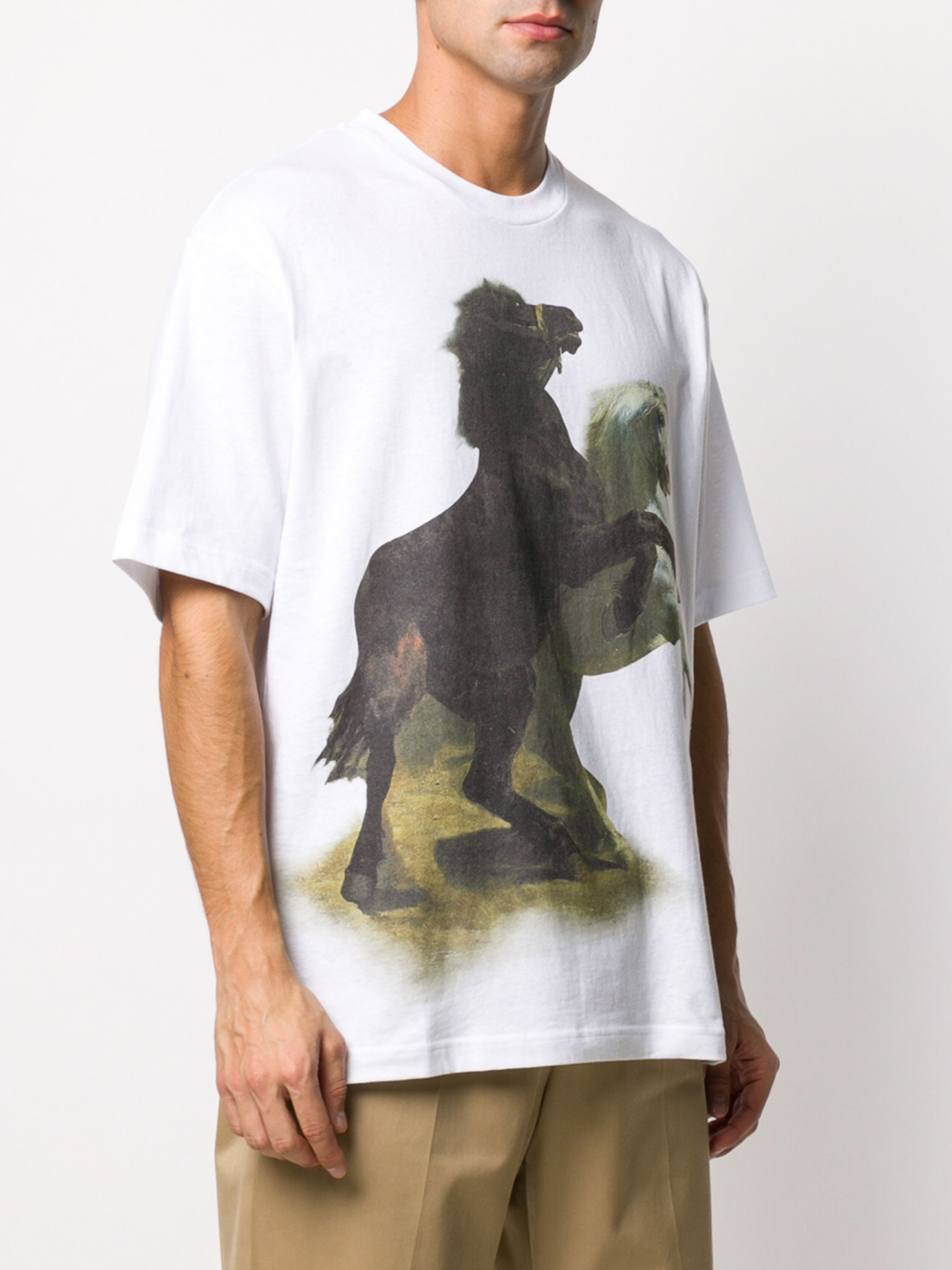 Acne Studios horses-print boxy T-shirt | Eraldo.com US