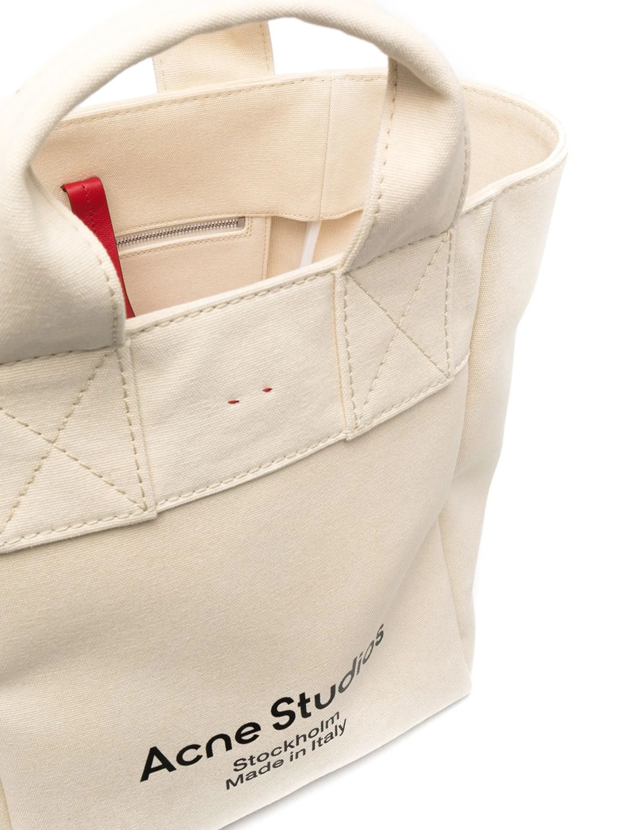 ★Acne Studios★ Logo Printing Large Canvas Tote Bag AEK 12t Acne Studios Logo printed tote bag Acne Studios