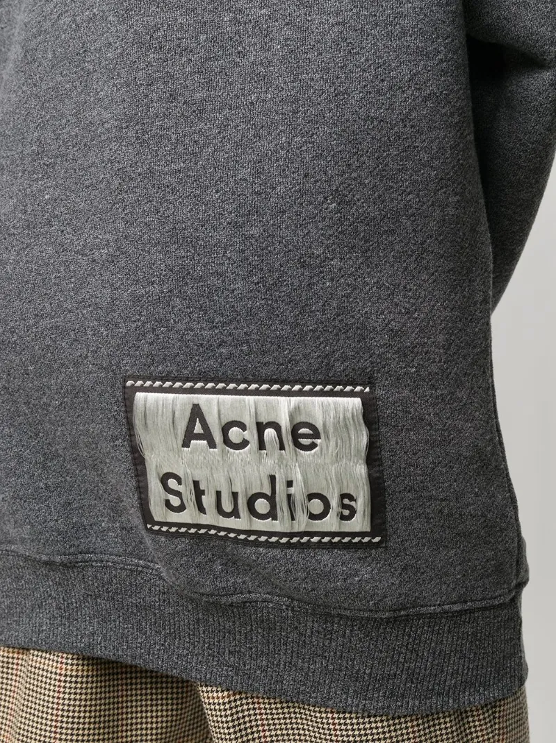 acne studios receipt hoodie