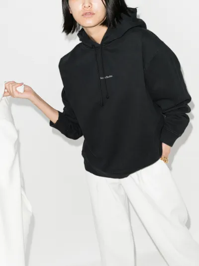 acne studios logo hoodie