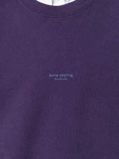 acne studios purple sweater