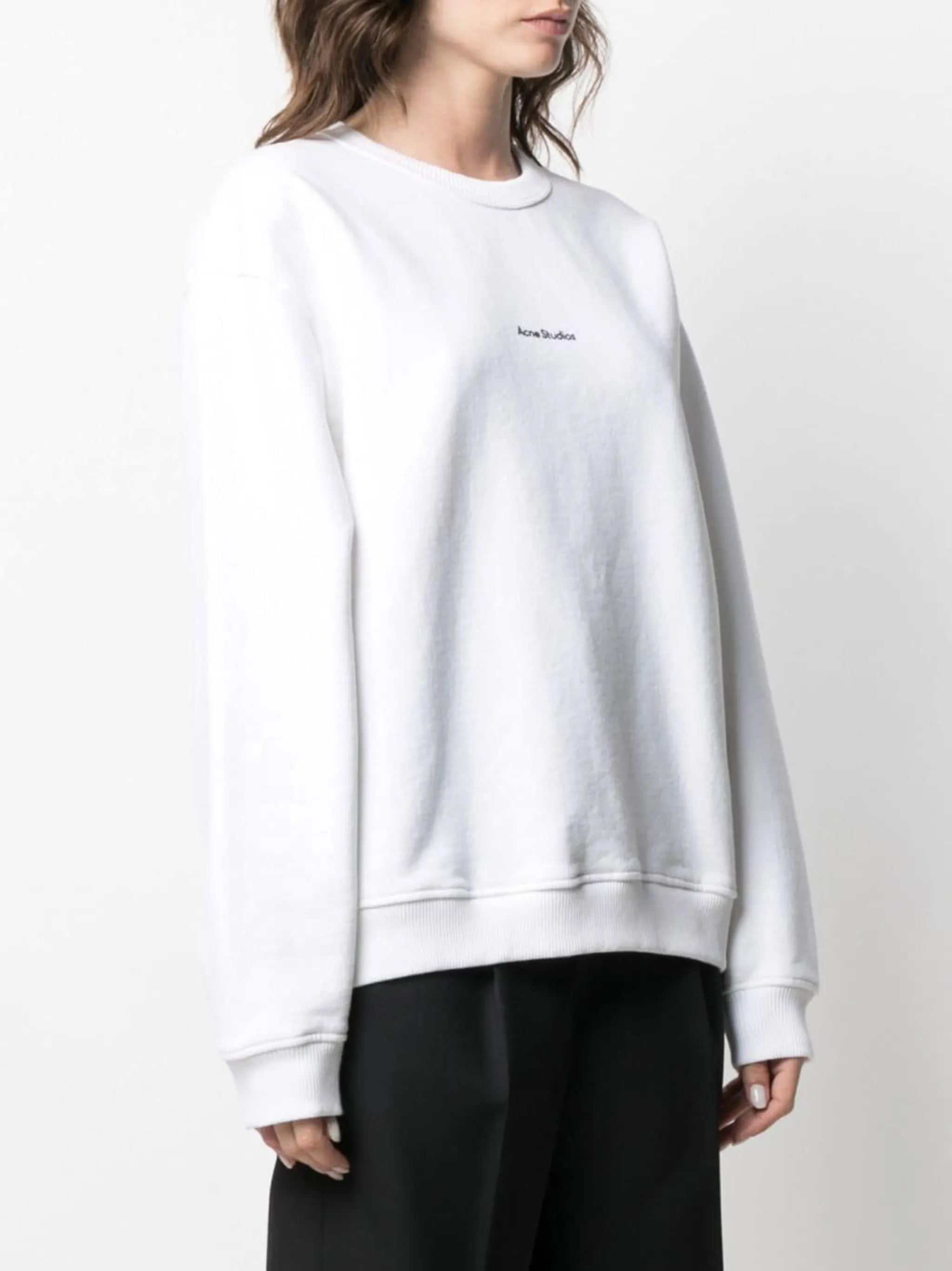 Acne studios white sweatshirt online