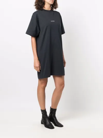 Acne Studios logo T shirt dress Eraldo FR