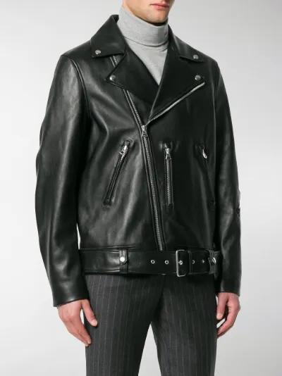 acne studios nate leather jacket