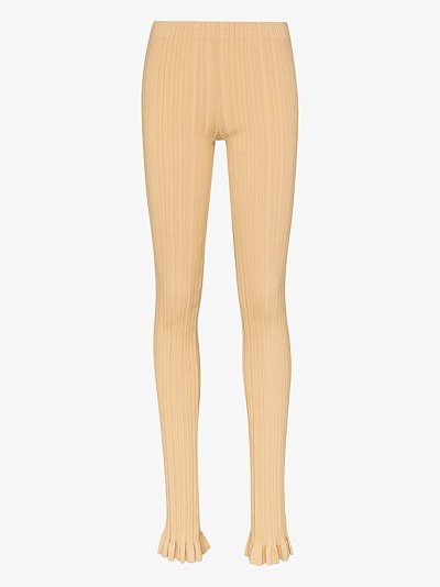 acne studios ribbed trousers