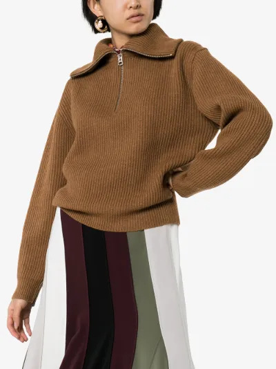 acne studios half zip