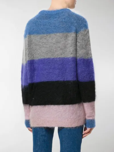 acne striped jumper