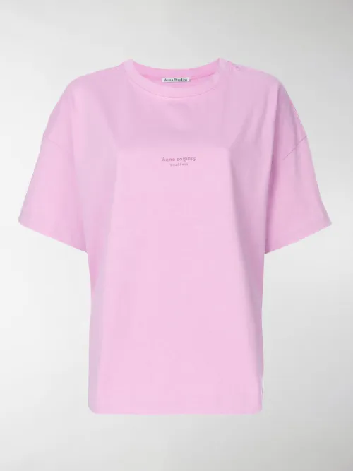 Acne Studios - T-shirt con logo stampato