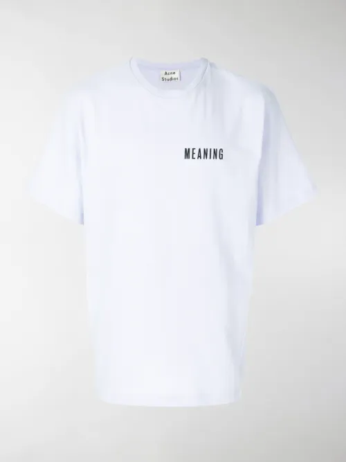 Acne Studios - T-shirt Meaning