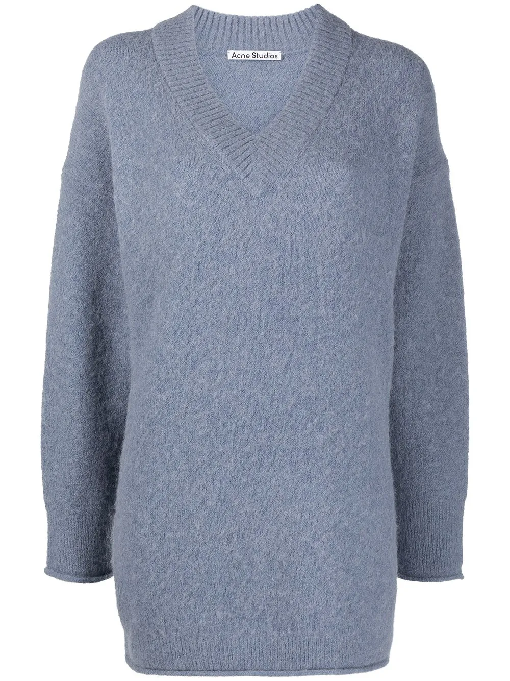 Acne Studios V neck nylon knit jumper Eraldo US