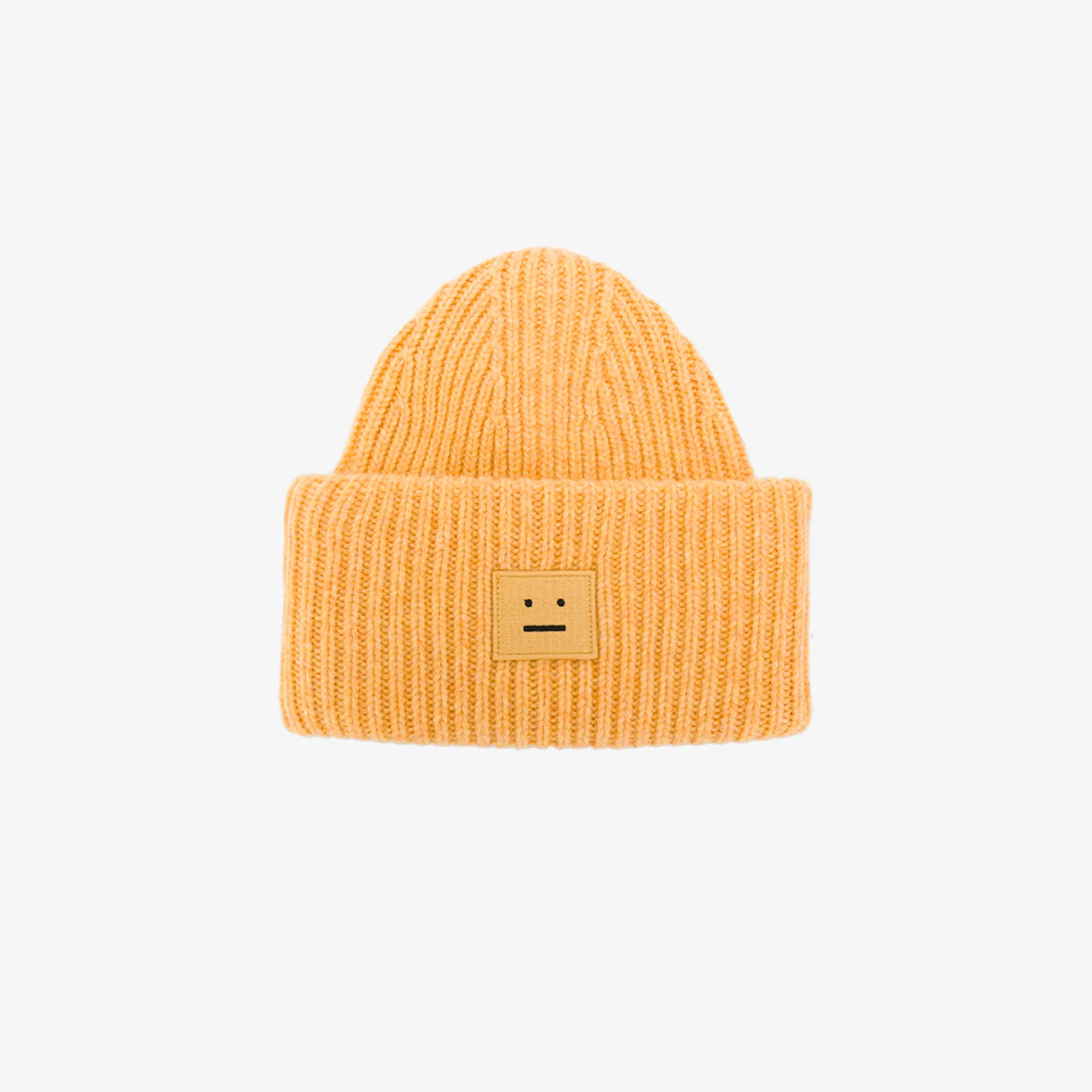 acne studios yellow beanie