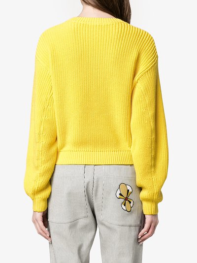 Adam Lippes Cropped Boxy Knitted Jumper | Browns