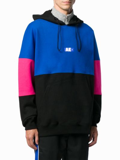 colour block hoodie