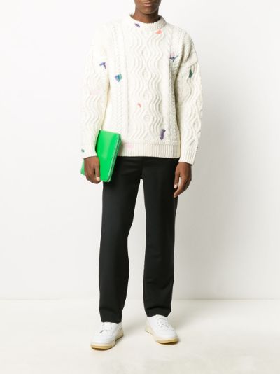 Ader Error embroidered patch jumper | Eraldo.com US