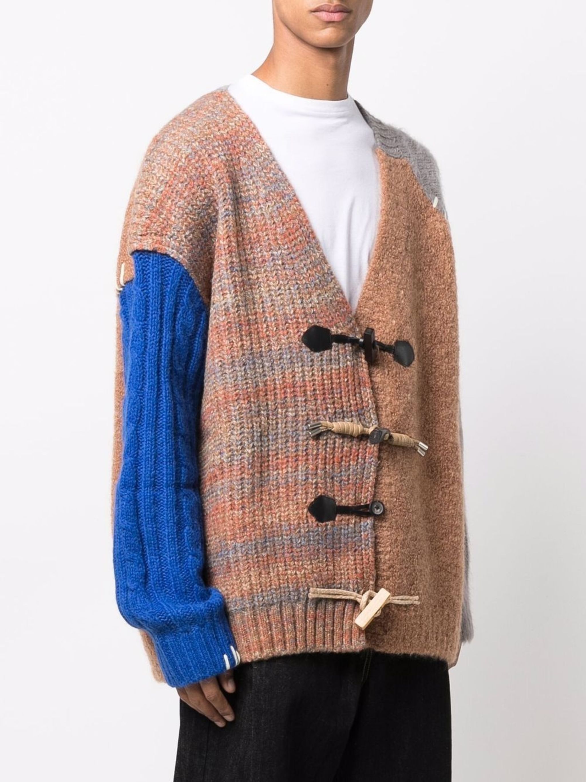 Ader Error Jasper patchwork cardigan | Eraldo.com US